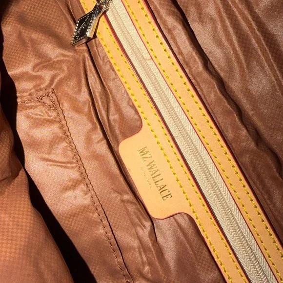 MZ Wallace Quilted Crossbody Bag in Brown - Picture 3 of 9